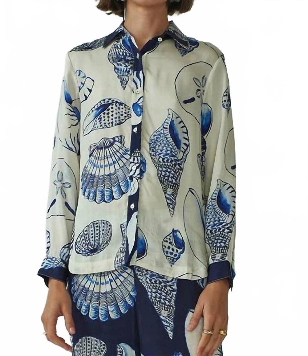 NEW CAROLINA K women's carmen shirt in felicity shell